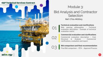 Bids Analysis and Contractor Selection