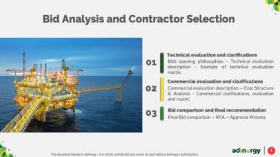Bids Analysis and Contractor Selection