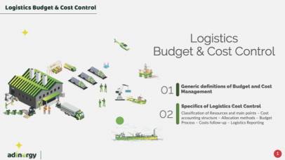 Budget & Cost Control of Logistics activities
