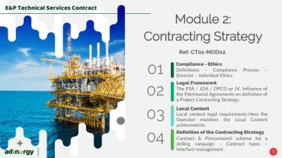 Contractual frame of Logistic Operations