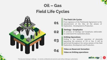 Field Life Cycles: Introduction to O&G Projects and Operations.