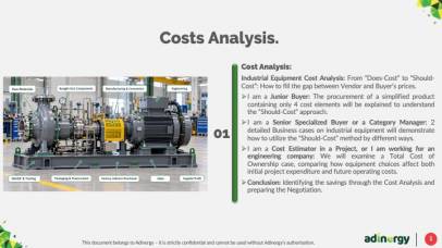 Industrial Equipment Costs Analysis