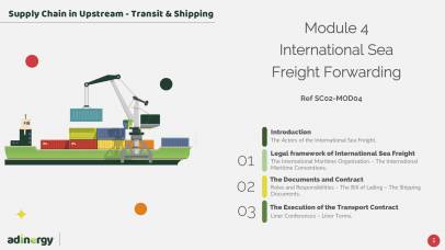 International Sea Freight Forwarding