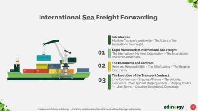 International Sea Freight Forwarding