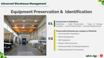 Oil & Gas Equipment Preservation & Identification
