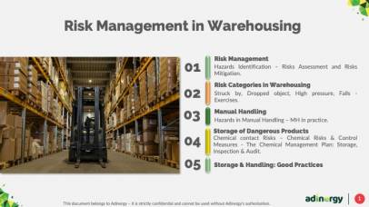 Risk Management in Warehousing