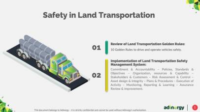 Safety in Land Transportation