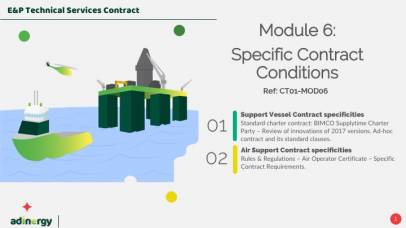 Specific Service Contract Conditions