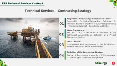 Technical Services Contracting Strategy